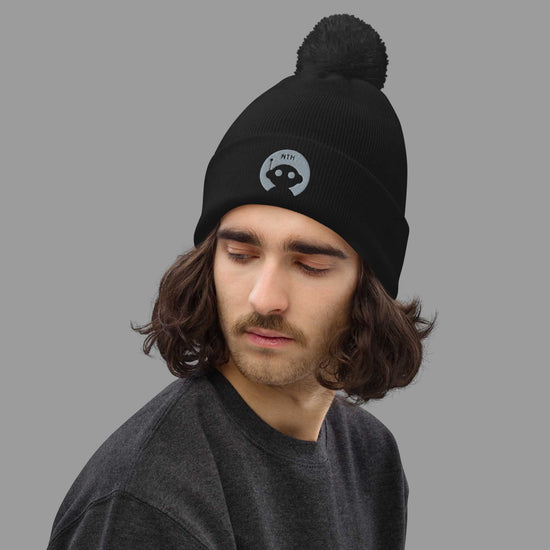 Pom pom beanie „Robot“
