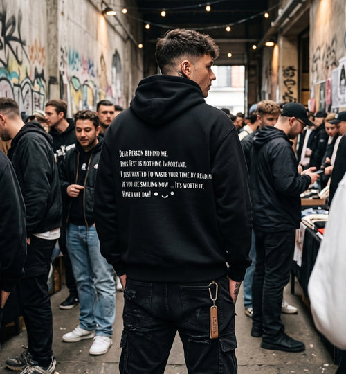 "Dear Person behind me..." Organic Hoodie