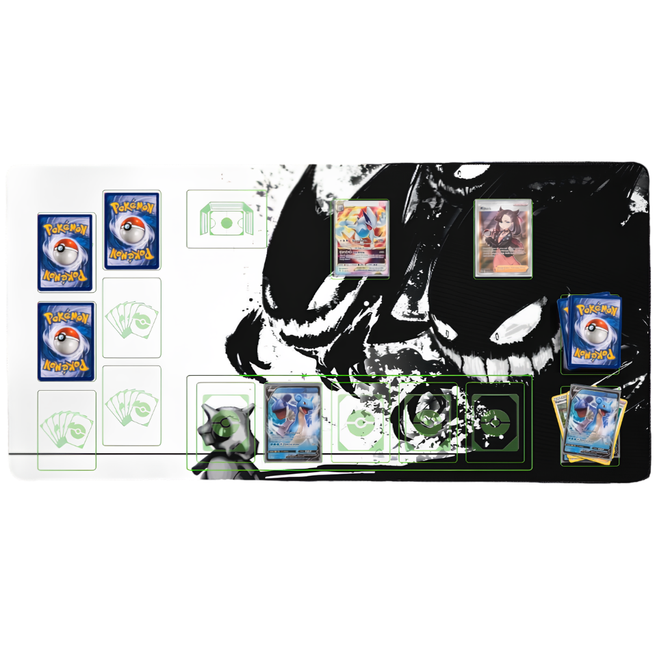 XXL Pkmn TCG Playmat "Dark Ink Nightmare"  32″ × 17″ (84 × 44 cm)