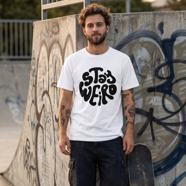 "Stay Weird" Heavy Tee