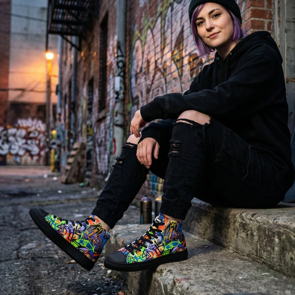 "Urban Flair" High Top Canvas