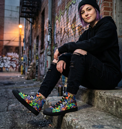 "Urban Flair" High Top Canvas