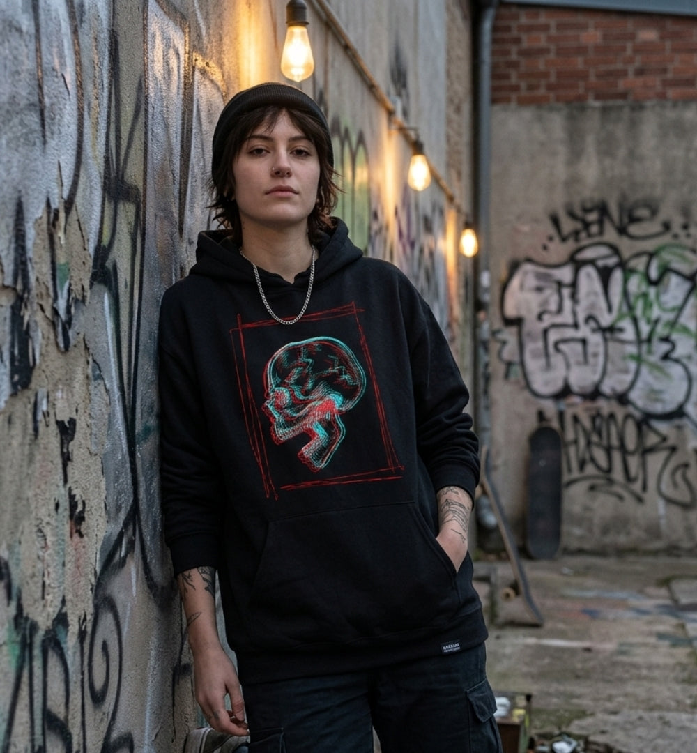 "Glitched Emotions" Heavy Hoodie
