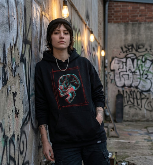 "Glitched Emotions" Heavy Hoodie