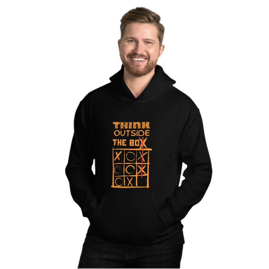 Herren Hoodie „Think outside the Box“ (S - 3XL)