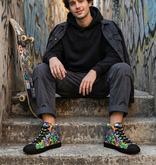 "Urban Flair" High Top Canvas