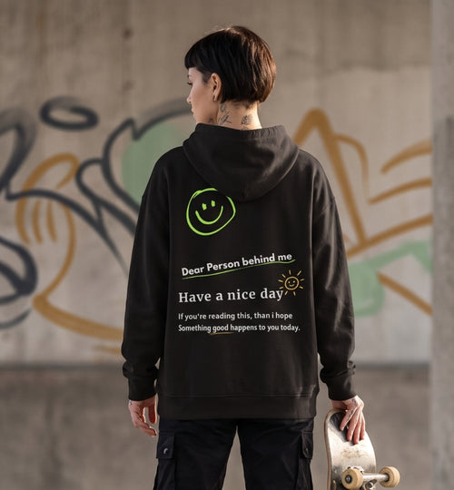 "Dear Person behind me..." Organic Hoodie