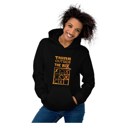 Damen Hoodie „think outside the box“ (S - 3XL)