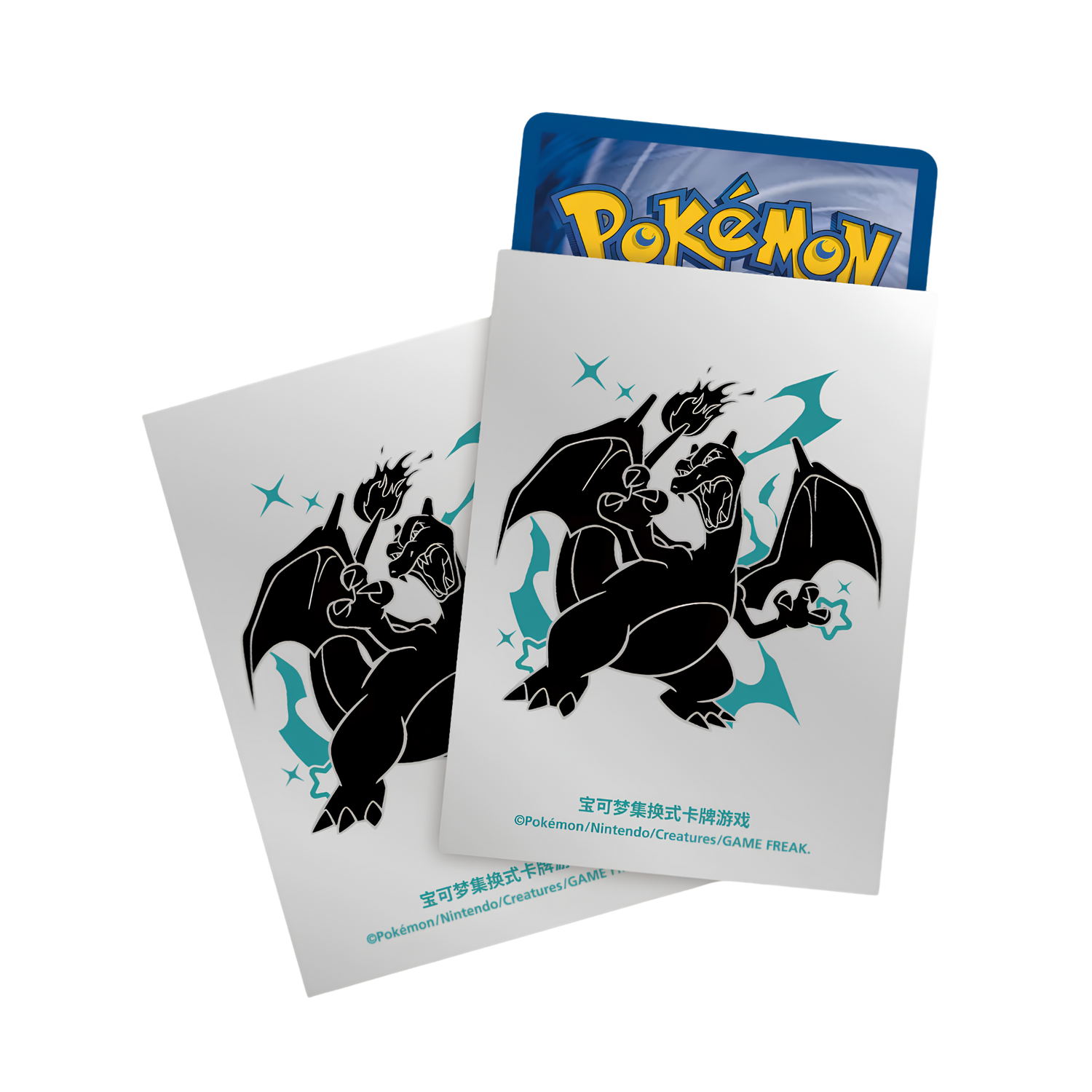 64pcs Pokémon TCG Card Sleeves – Charizard, Mew & Greninja