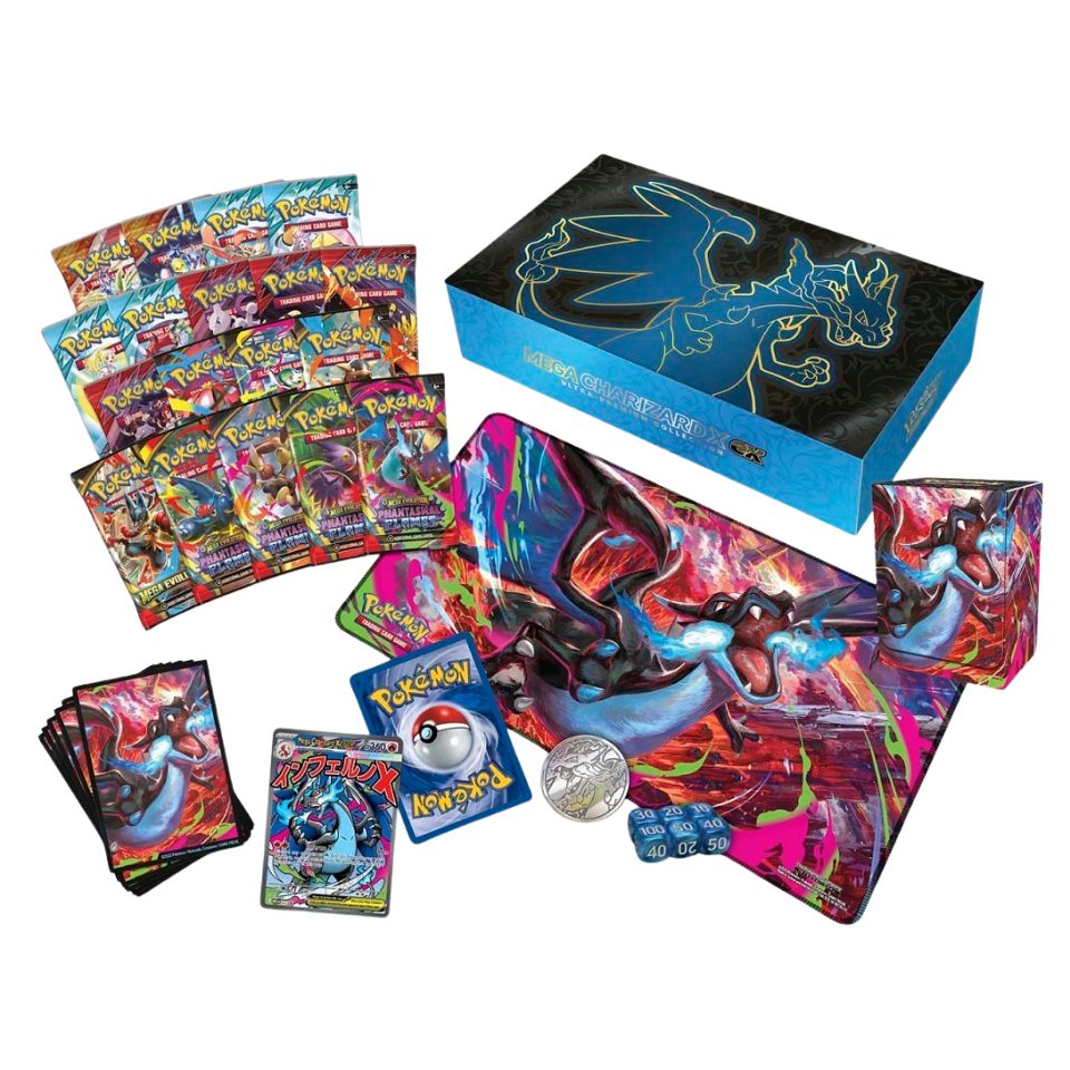Pokémon Ultra-Premium Collection "Phantasmal Flames - Mega Charizard X Ex "