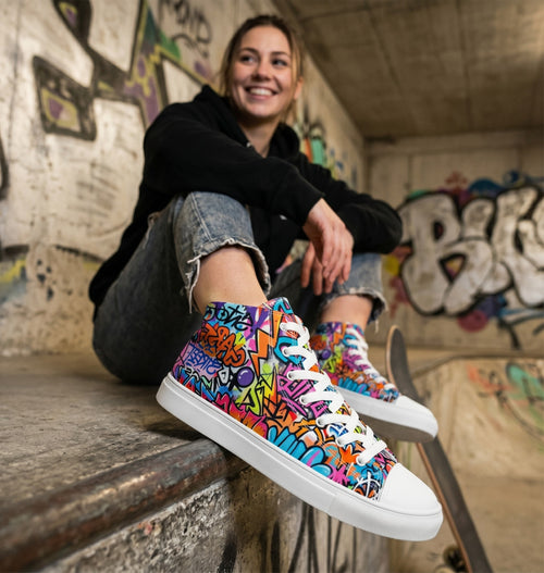 "Flash Style women" High Top Canvas