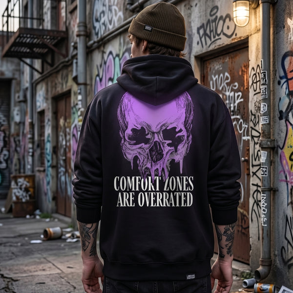 "Comfort Zones are Overrated" Heavy Hoodie