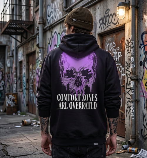 "Comfort Zones are Overrated" Heavy Hoodie