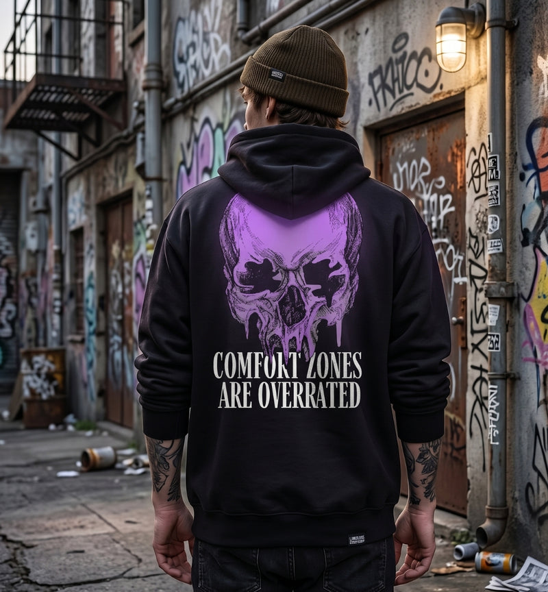 "Comfort Zones are Overrated" Heavy Hoodie
