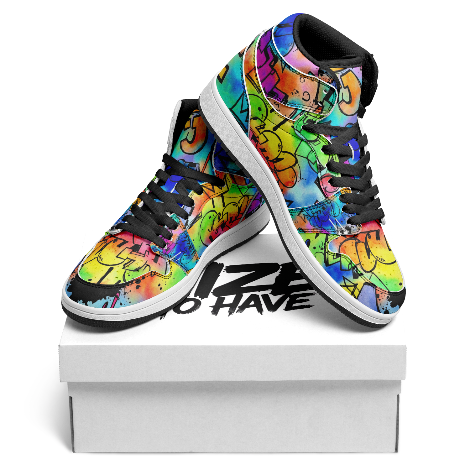 "Kings of The Street" High Top Sneaker