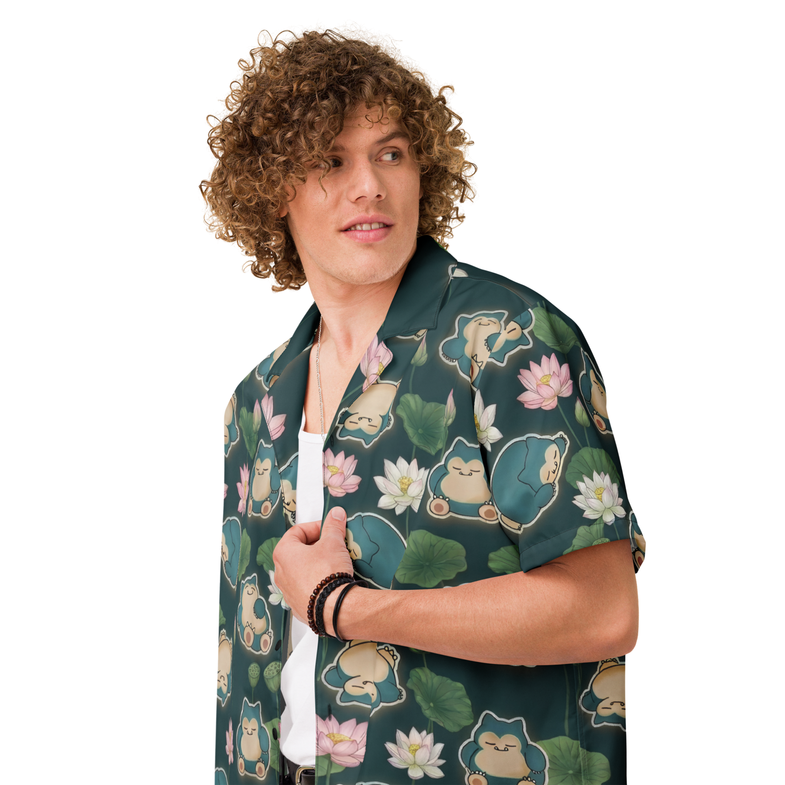 "Sleepy Lotus" Button Shirt