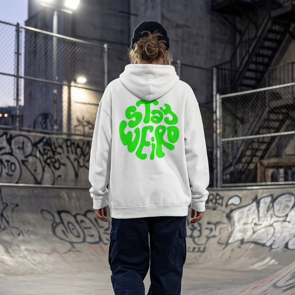 "Stay Weird" Heavy Zip-Hoodie