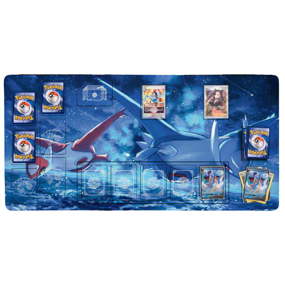 XXL Pkmn TCG Playmat "Eon Night Flight "  32″ × 17″ (84 × 44 cm)