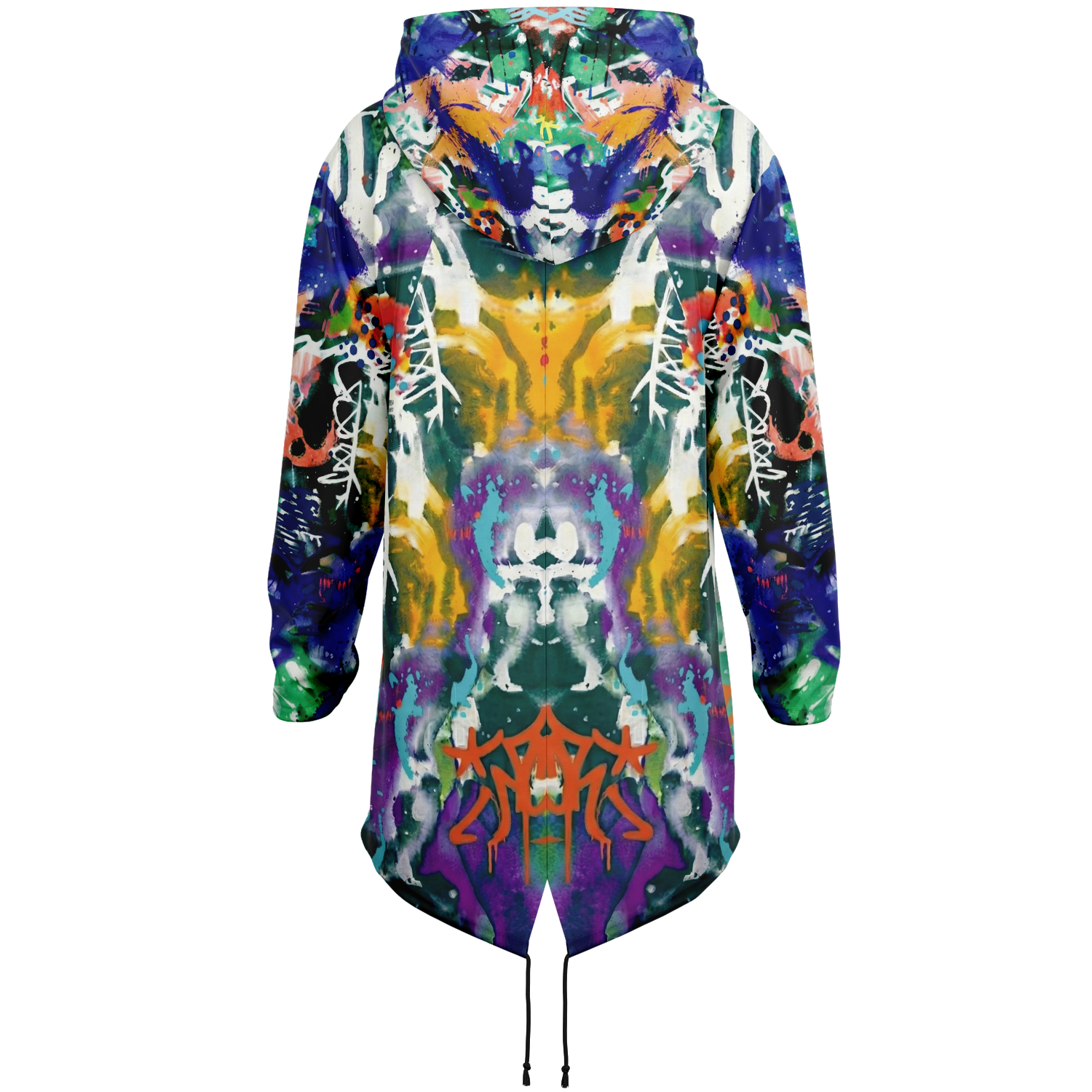 "Concrete Canvas"  Elongated Hoodie