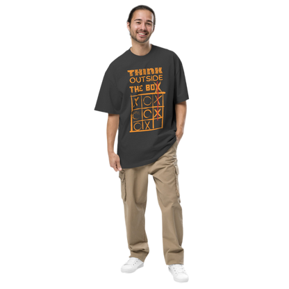 Bequemes Oversized Shirt „Think outside the box“ (S - 3XL)