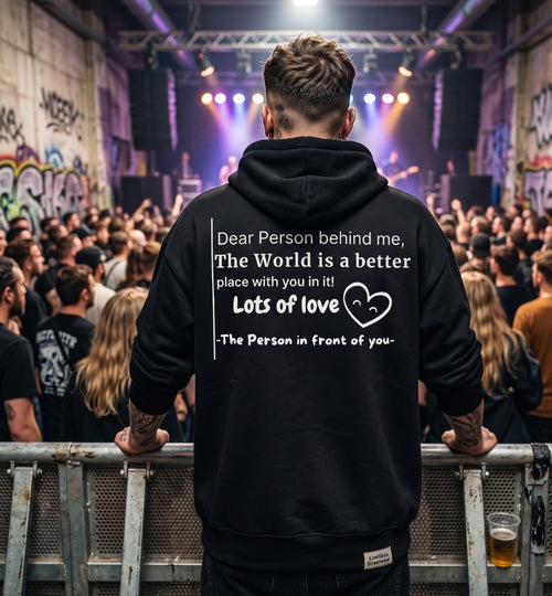 "Dear Person behind me..." Organic Hoodie