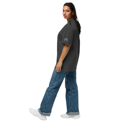 Oversized faded t-shirt „Robot“ (S - 3XL)