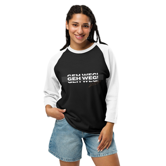3/4 Ärmel Damen Shirt „Geh weg!“ (S - 2XL)
