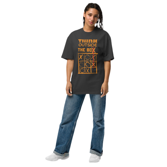 Comfy Oversized Shirt „Think outside the box“ (S - 3XL)