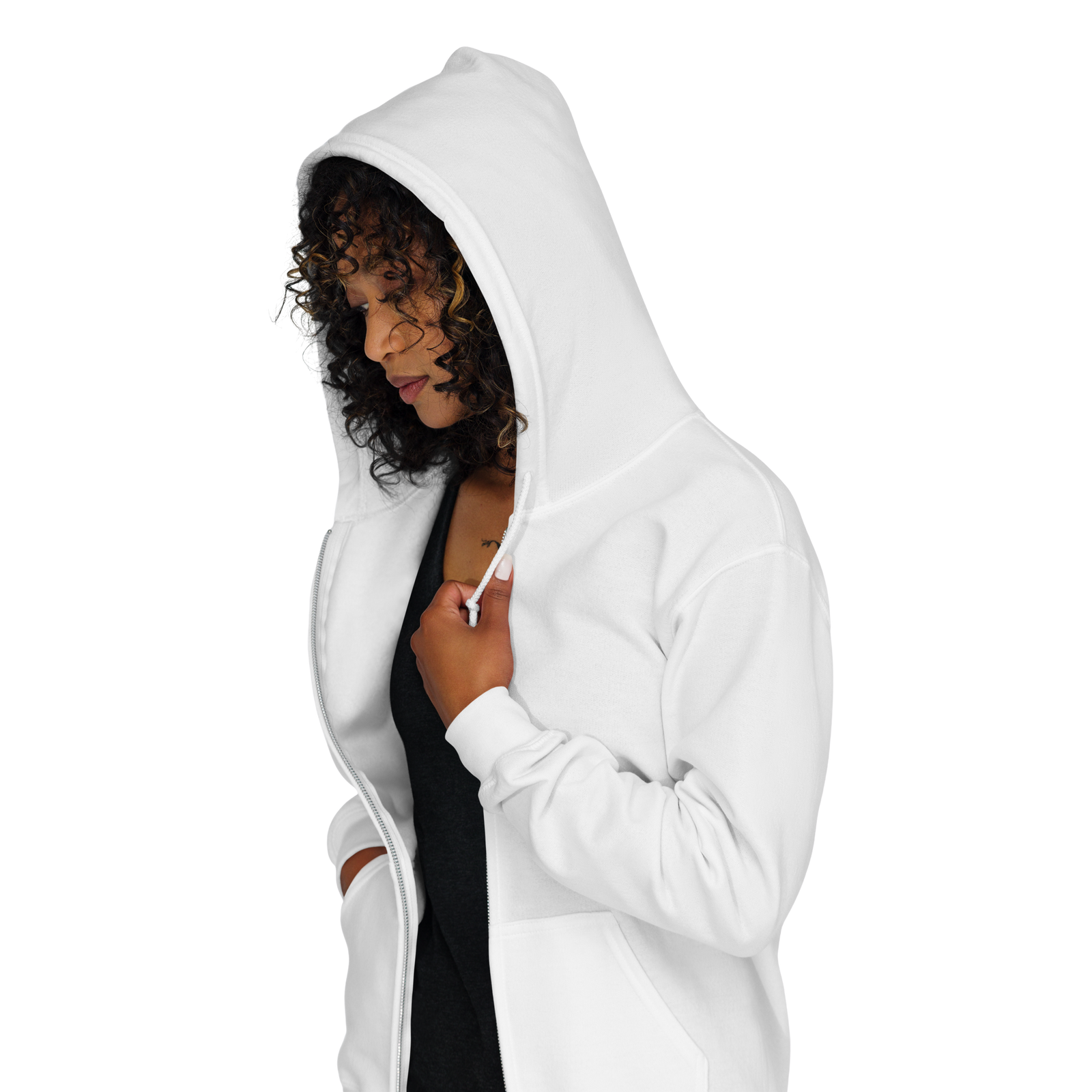 "Sigue siendo raro" Sudadera gruesa con cremallera y capucha