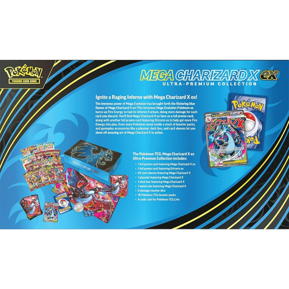 Pokémon Ultra-Premium Collection "Phantasmal Flames - Mega Charizard X Ex "