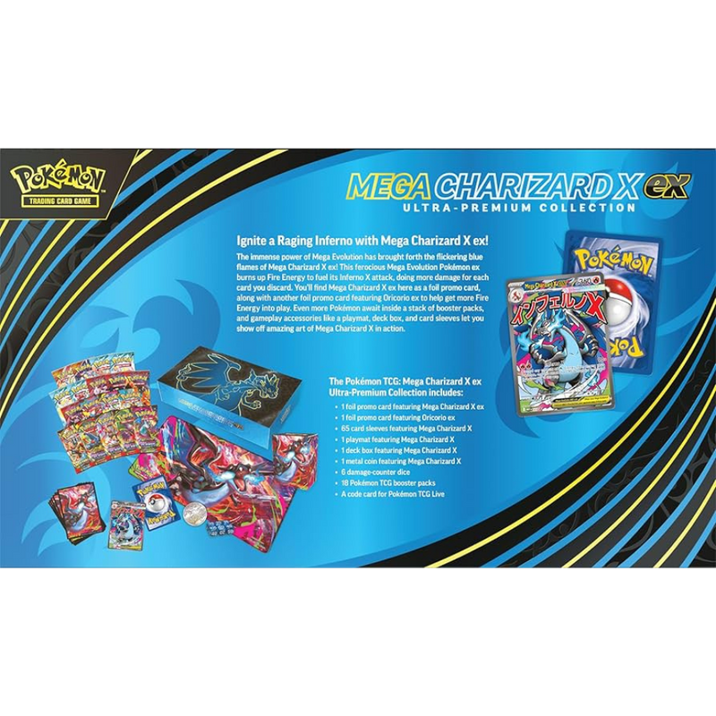 Pokémon Ultra-Premium Collection "Phantasmal Flames - Mega Charizard X Ex "