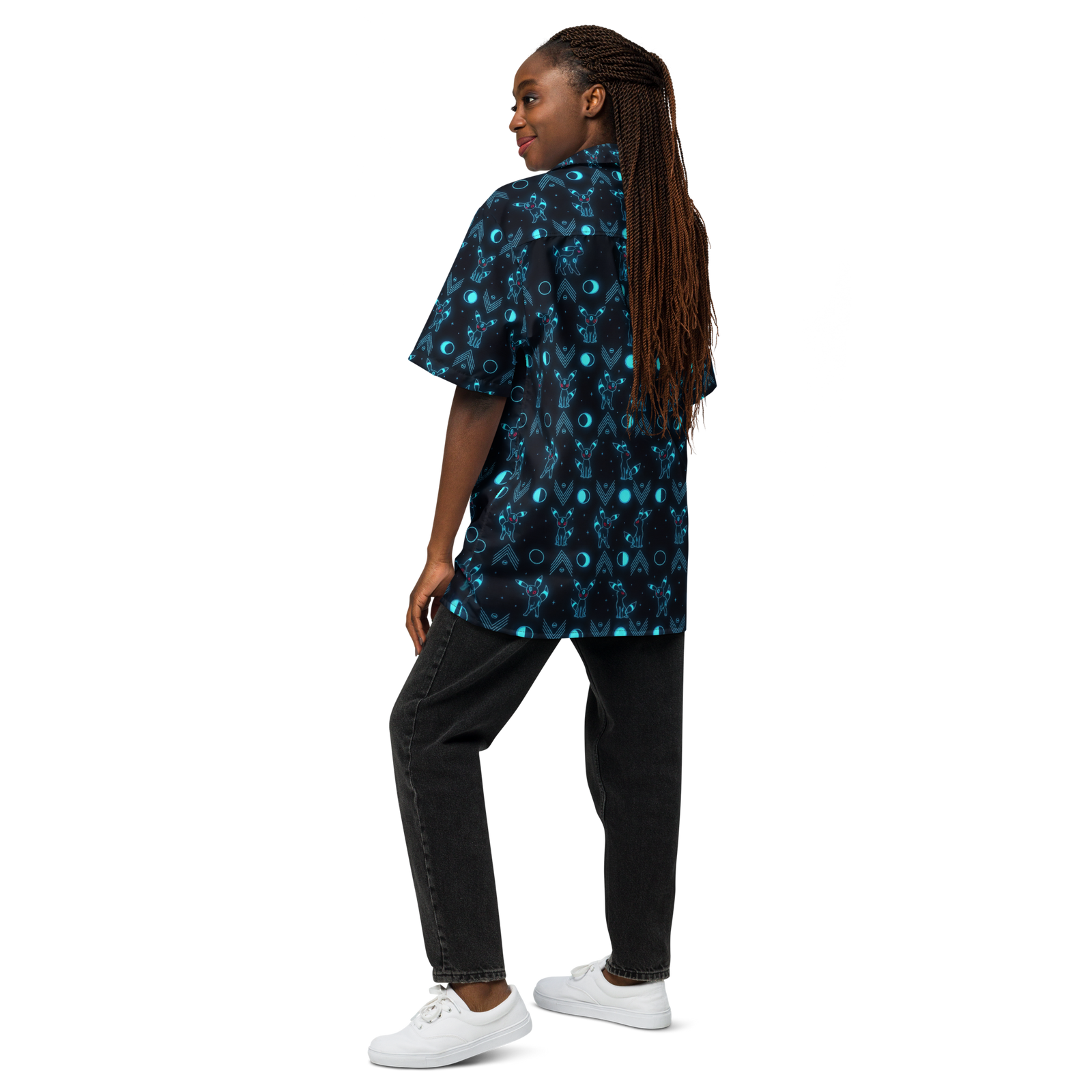 "Neon Moonlight" Button Shirt