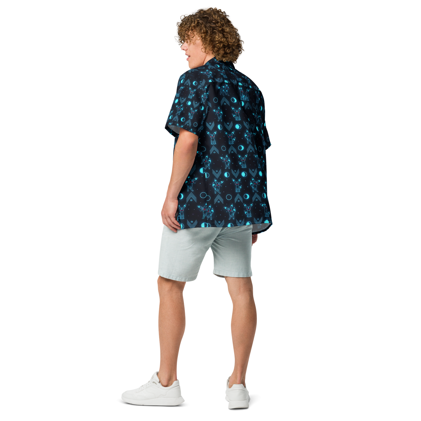 "Cyber Moon" Button Shirt