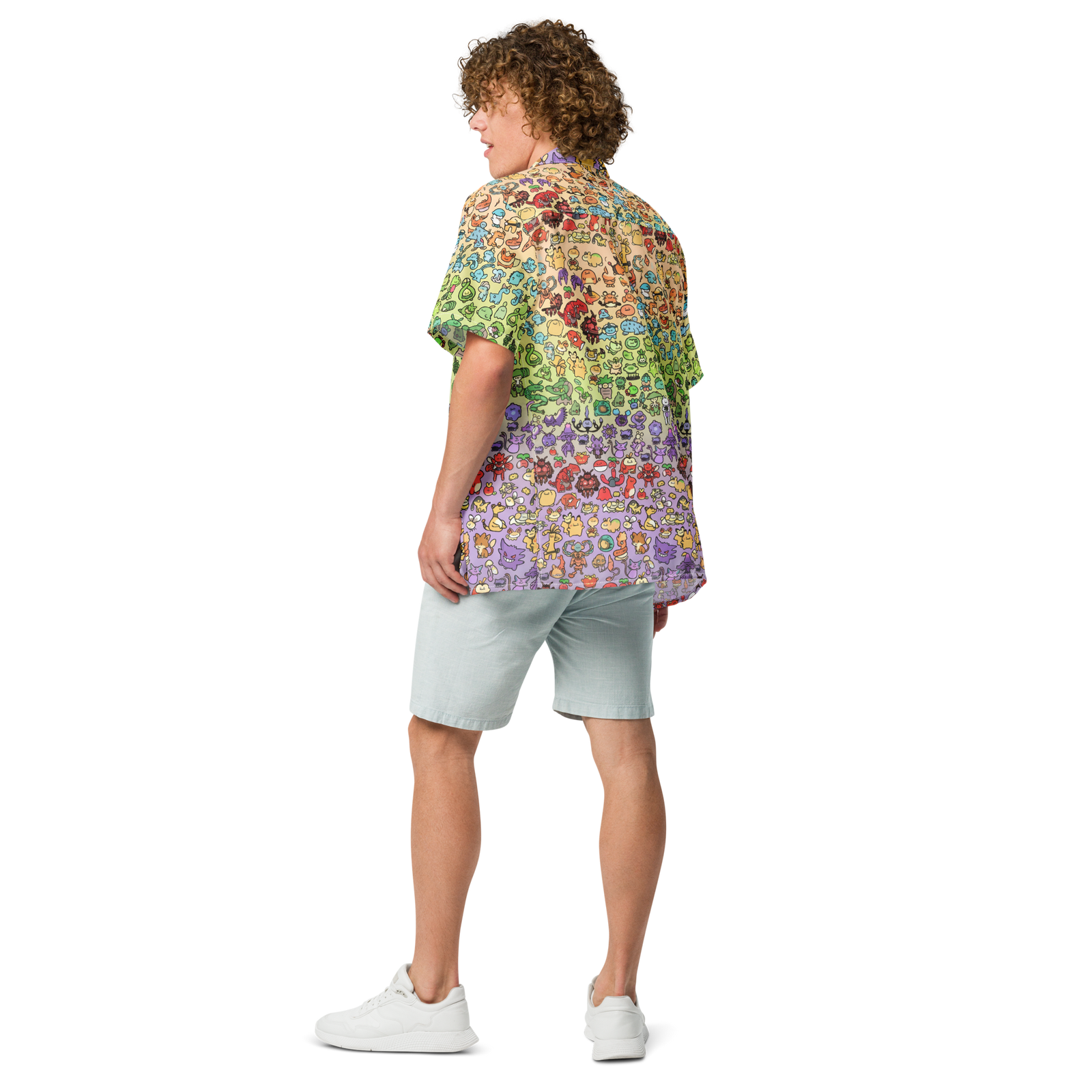 "Doodle Garden" Button Shirt