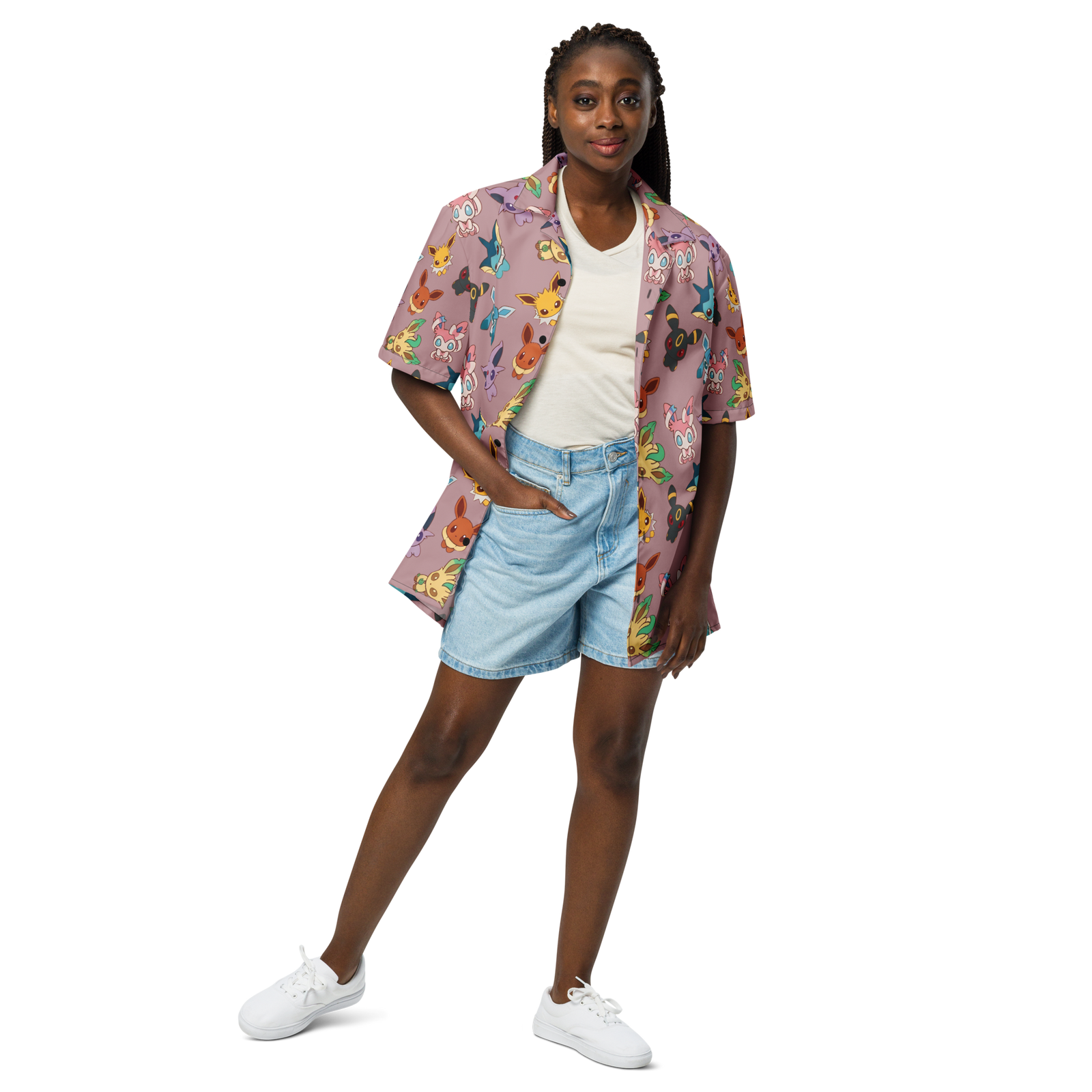 "Infinite Eeveelutions" Button Shirt