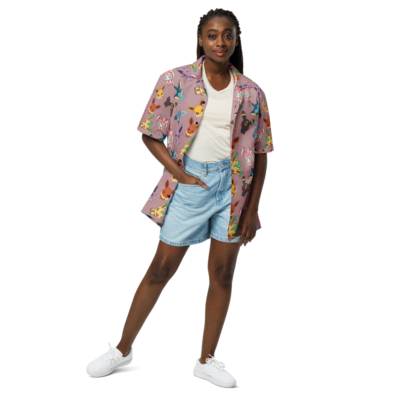 "Infinite Eeveelutions" Button Shirt