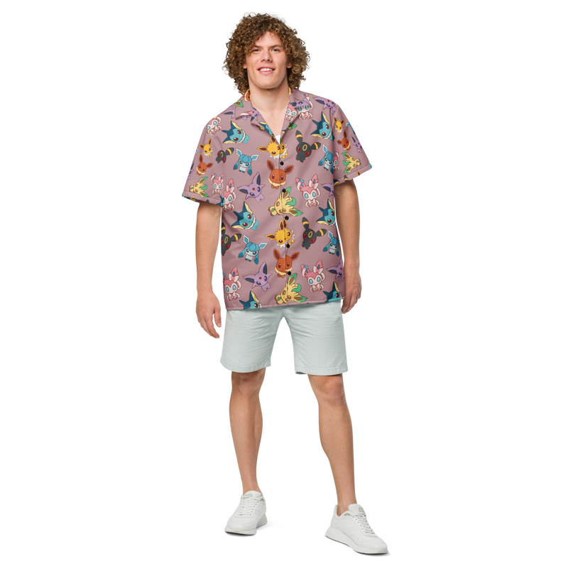 "Infinite Eeveelutions" Button Shirt