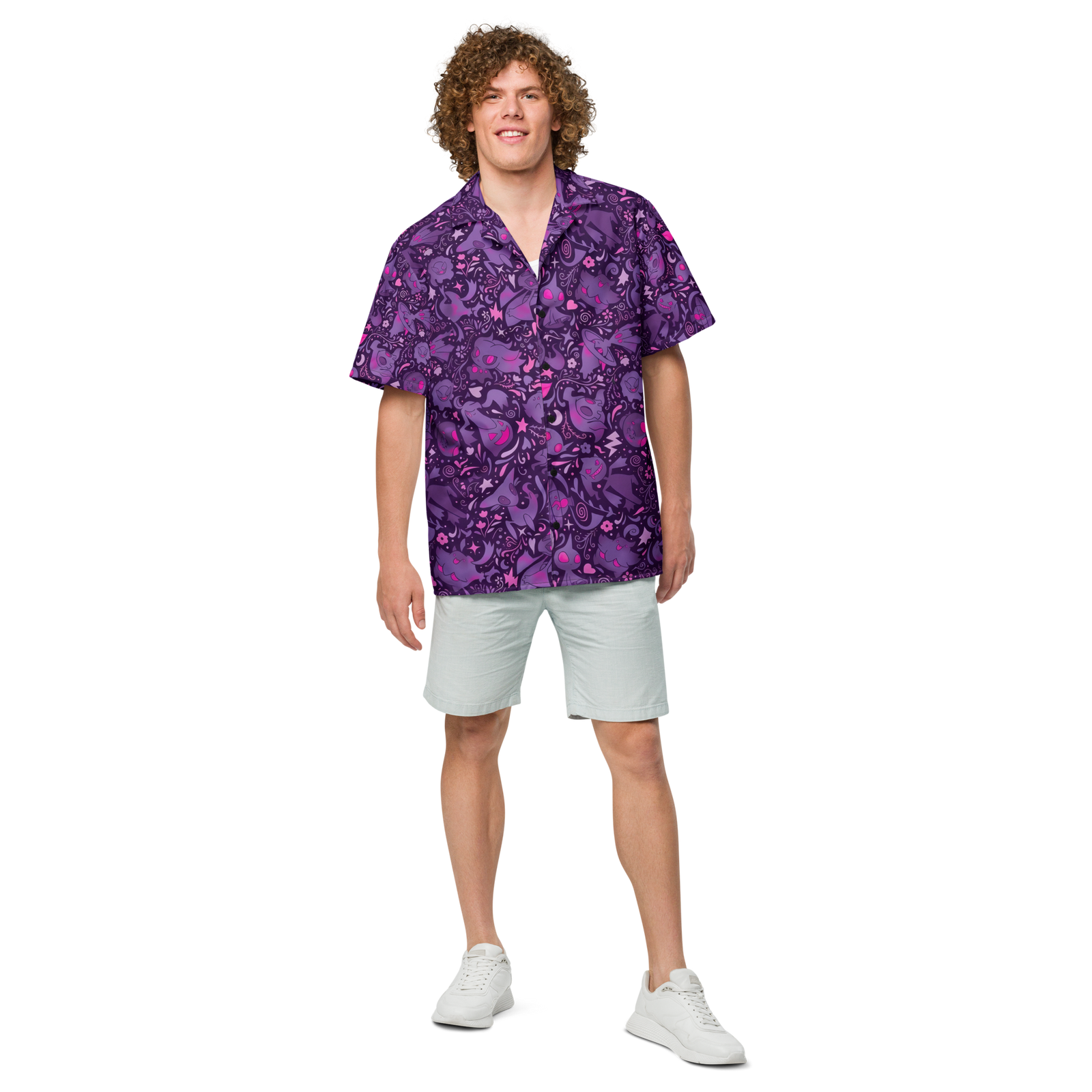 "Neon Nightmare" Button Shirt