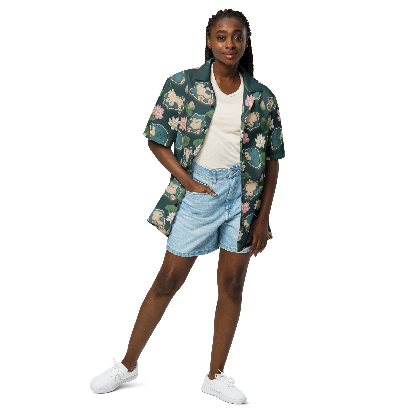 "Sleepy Lotus" Button Shirt