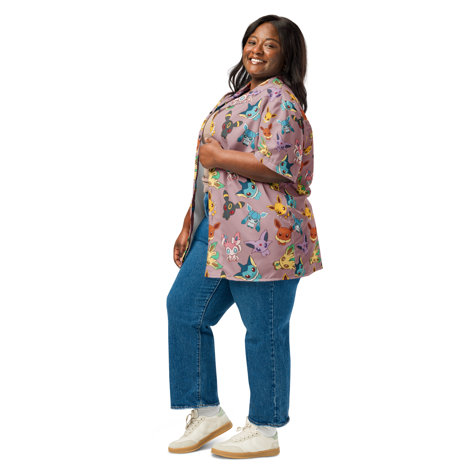 "Infinite Eeveelutions" Button Shirt