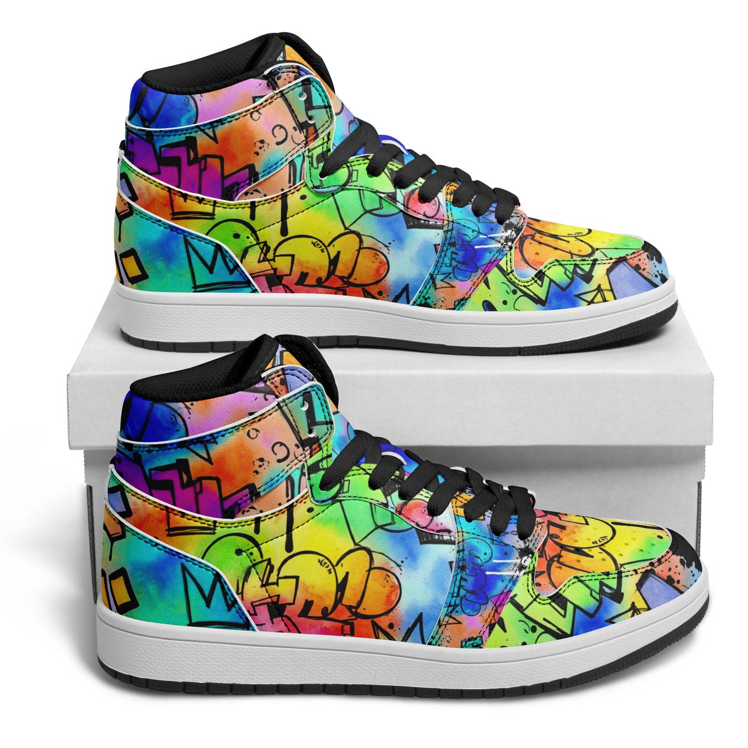 "Kings of The Street" High Top Sneaker