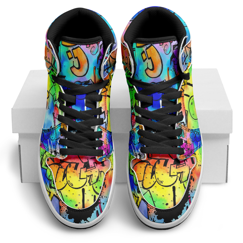 "Kings of The Street" High Top Sneaker