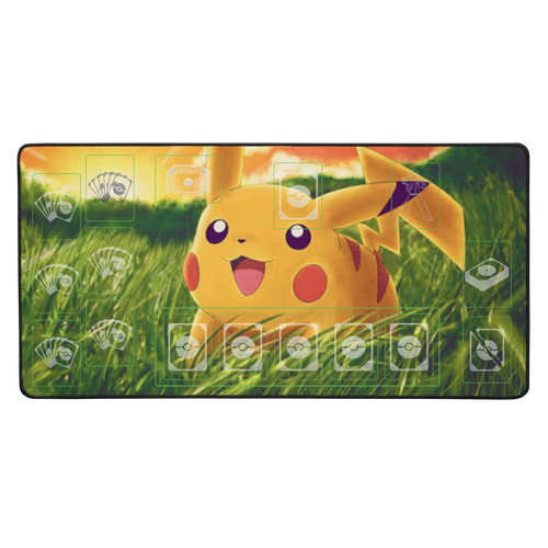 Golden Meadow Pokémon TCG Playmat – 84 × 44 cm