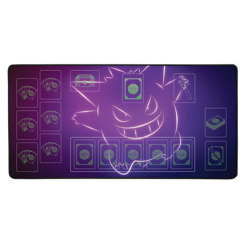 XXL Pokémon TCG Playmat "Glowing Gengar" – 84 × 44 cm