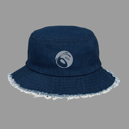 Distressed denim bucket hat „Ant“