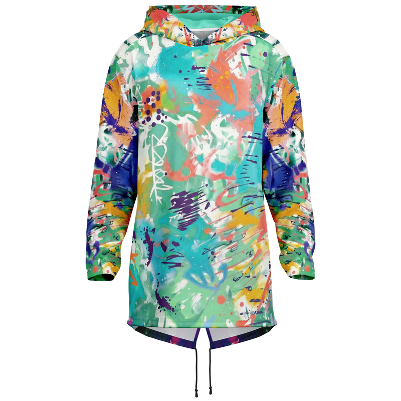 "Concrete Canvas"  Elongated Hoodie