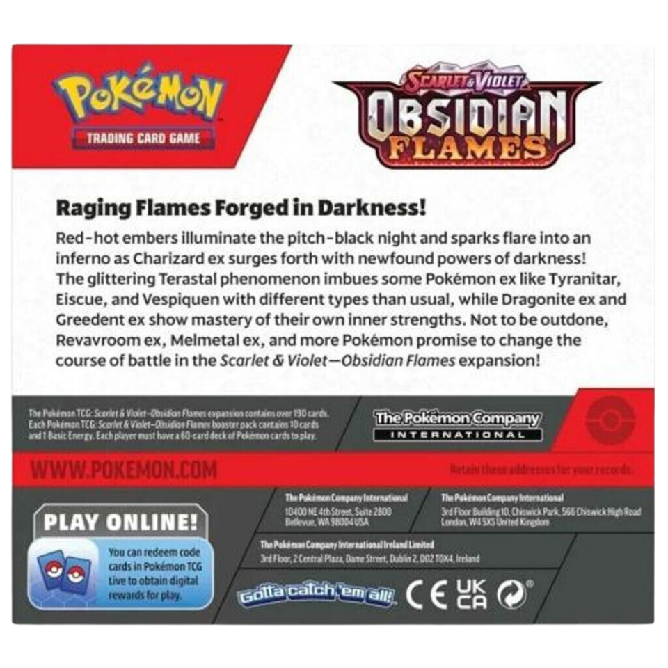 Obsidian Flames - Booster Pack Englisch
