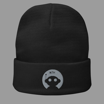 Embroidered Beanie „Robot“