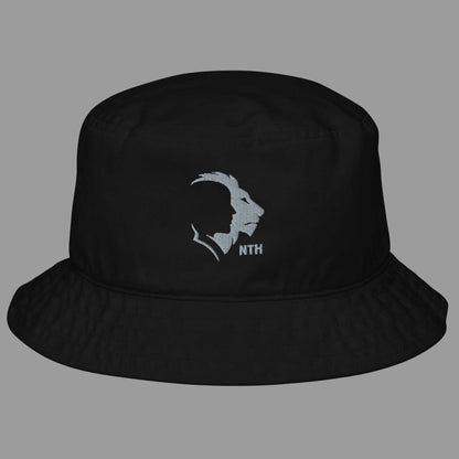 Organic bucket hat „Lion“