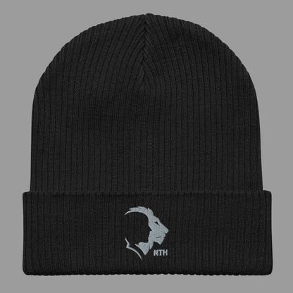 Organic ribbed beanie „Lion“